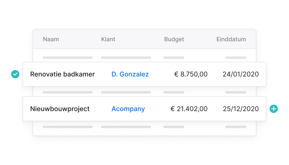 BE NL Offertes maken
